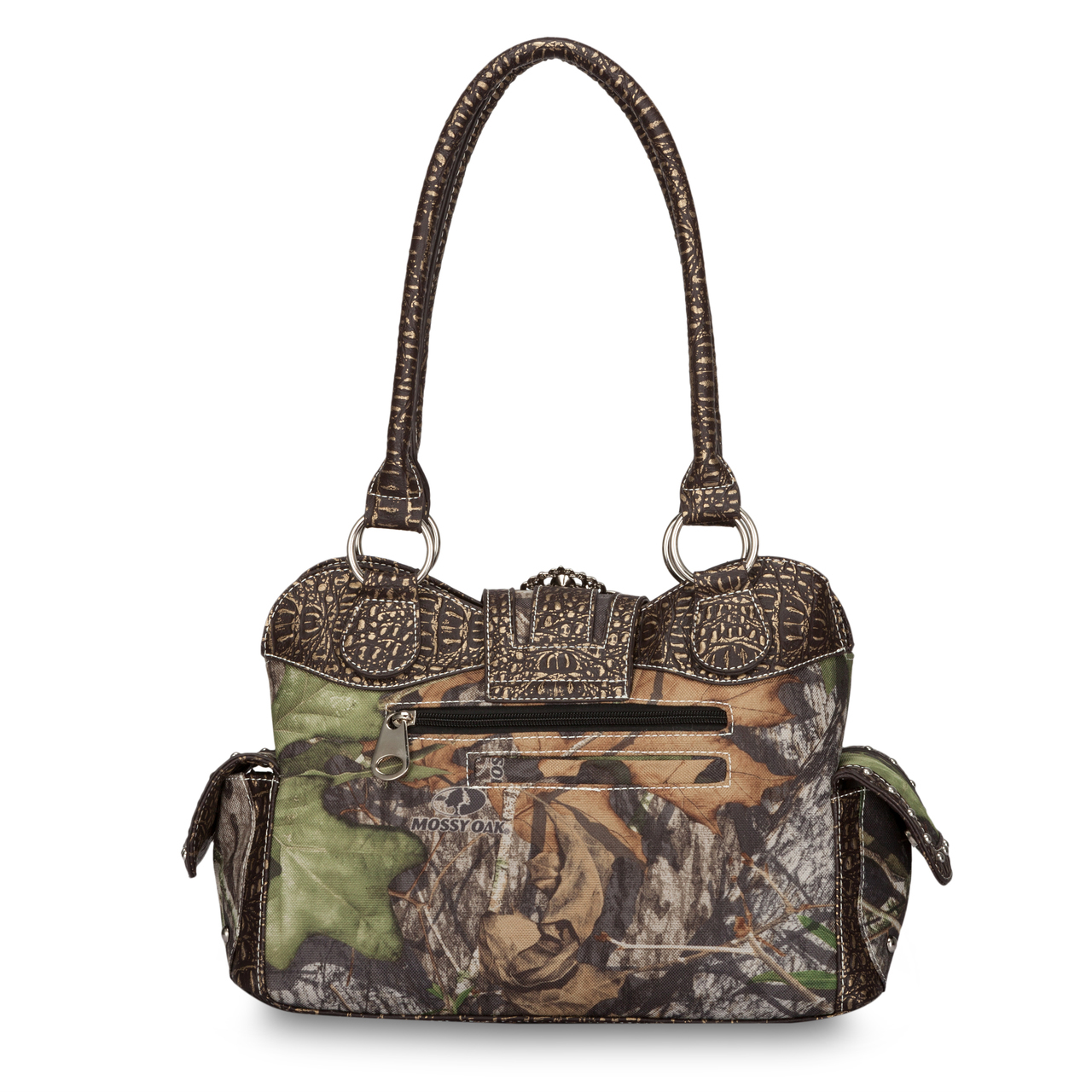 New Mossy Oak Studded Camouflage Handbag-Pink | Camo purse, Camouflage  handbags, Duffle bag travel